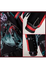 2XXT Cosplay Vtuber Virtual YouTuber Saegusa Akina Devil's Nightmare Cosplay Costume